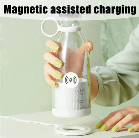 Magnetic assisted charging for Fixxora portable mini juice blender 350ml