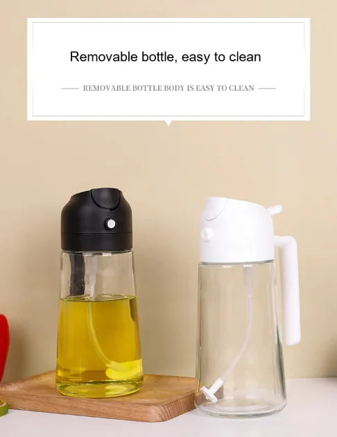 Drip-Free 470ml Oil Dispenser – Cook Clean, Pour Smooth